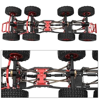 RZXYLRC 8×8 LCG Thicken Carbon Fiber Chassis Frame with